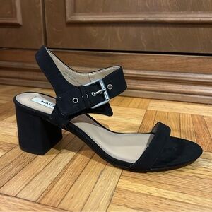 Matt and Nat Black Block Heel Sandals